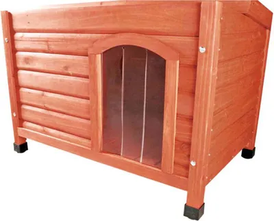 Produktbild von Trixie 39590 Natura Kunststofftür für Hundehütte #39530, 24 × 36 cm, Transparent