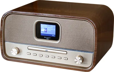 Produktbild von Soundmaster DAB970BR Nostalgie Musikcenter mit DAB+, CD, Bluetooth, Farbdisplay