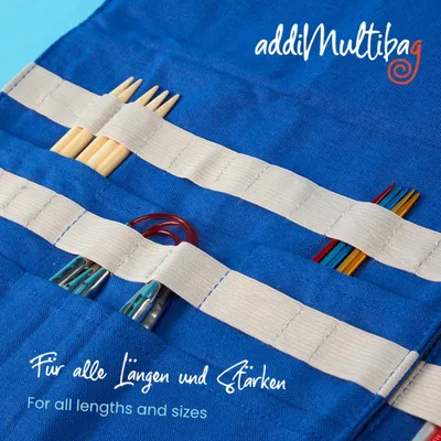 Produktbild von addiMultibag Roll-Etui – Dein Ordnungshelfer für alle Strick- und Häkelnadeln  
