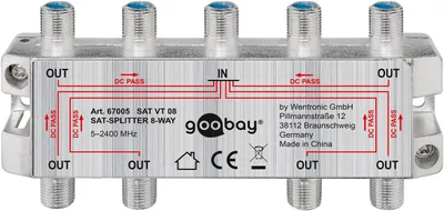 Zdjęcie produktu dla Goobay 67005, Srebrny