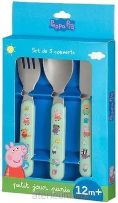 Image de Set de couverts pour enfants 3el Peppa Pig