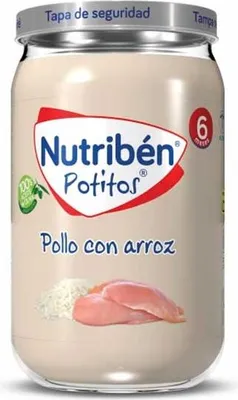 Image de Nutribén poulet avec riz 235g