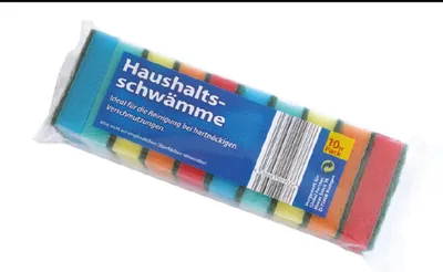 Obrázok produktu pre Hubky pre domácnosť, balenie po 10 ks