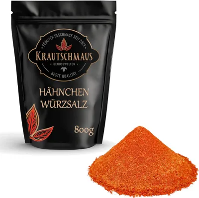 Produktbild von 800g Hähnchengewürz 800g von Krautschmaus, schonend getrocknet, voller Geschmack