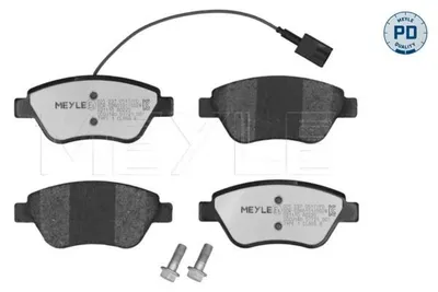 Produktbild von MEYLE 025 237 0517/PD Bremsbeläge Vorne für FIAT PANDA (169) 500 (312) GRANDE PUNTO (199) 500 C (312) PUNTO (199)
