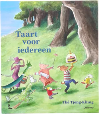 Zdjęcie produktu dla Kinderbuch Kuchen für alle mit bunter Tiergruppe und interaktiven Fragen