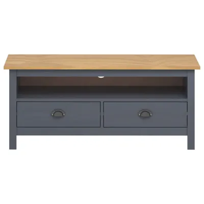 Immagine prodotto di Mobile TV Hill Grey 110x40x47 cm in legno di pino massiccio