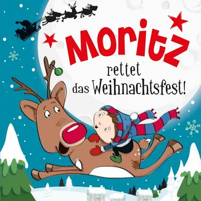 Produktbild von Namens-Weihnachtsbuch - Deine persönliche Weihnachtsgeschichte mit Namen Moritz