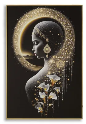 Image de Impression LED sur toile laquée Inda avec cadre