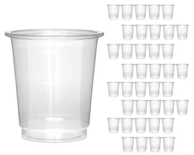 Immagine prodotto di Bicchieri riutilizzabili da 40 ml, bicchieri in plastica PET, bicchieri per miscelare sistemi di resina colata, 40 pezzi