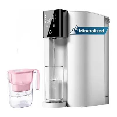 Produktbild von Waterdrop C1SL Alkalische Mineral-Osmoseanlage mit einer zusätzlichen WD-PT-05P Wasserfilterkanne
