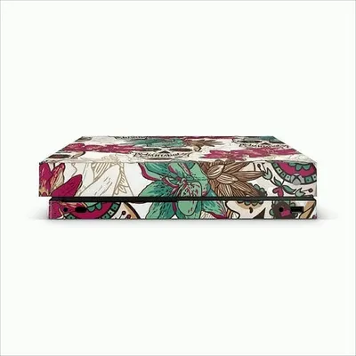 Produktbild von XBOX ONE X Skin - Design Aufkleber Skull Flower White