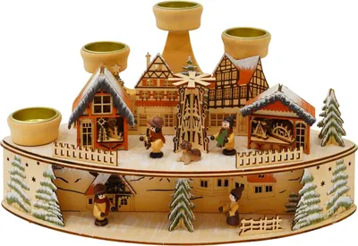Produktbild von Adventsleuchter Weihnachtspyramide