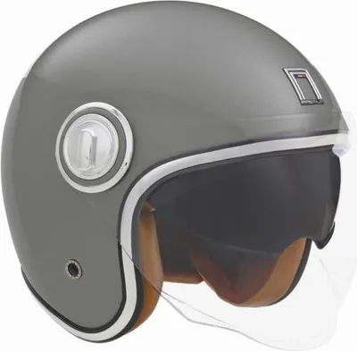 Image de Casque ouvert NOX Premium Jet Heritage XL Titan Mat pour motocyclistes