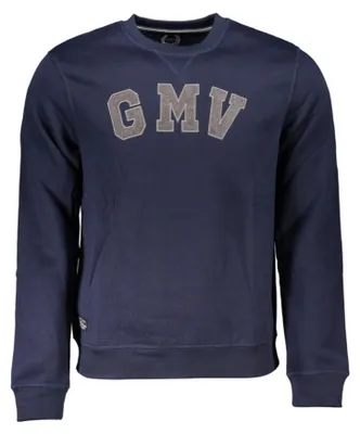 Produktbild von Gianmarco Venturi Herren Sweatshirt aus Polyester in Blau
