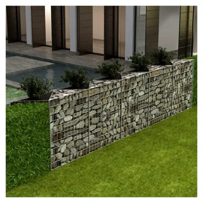 Produktbild von Gabionenkorb Pflanzkasten Gemüse-Hochbeet Stahl 300×30×100 cm