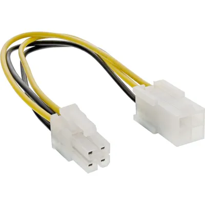Produktbild von INLINE Strom Verlängerung intern Netzteil zu Mainboard 4pol. Stecker / Buchse 0.2m