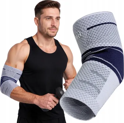 Zdjęcie produktu dla Fit4Med | Orteza Łokcia Dla Tenisistów I Golfistów Stabilizator Łagodzący Ból Przy Urazach Łokcia M - Handgelenk‑Stabilisator Universal