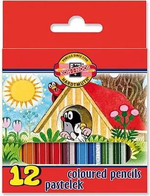 Obrázok produktu pre KOH-I-NOOR Krtko Coloured Pencils Sada ceruziek pre deti 12 ks