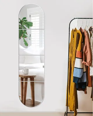 Produktbild von Wandspiegel selbstklebend, Glasspiegel Fliesen, für Schlafzimmer