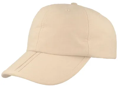 Klappbare Baseball Cap mit UV Schutz 80 von Hut-Breiter in beige
