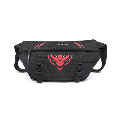 Zdjęcie produktu dla DIABLO Nerka Duża Bum Bag Diablo Chairs | Regulowany Pasek Kieszenie Pojemna | Czarna