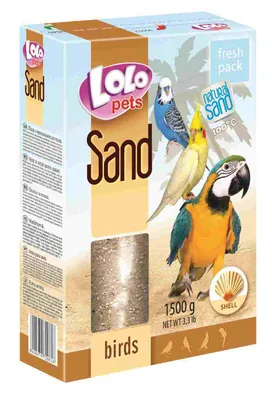 Zdjęcie produktu dla LOLO LOLOpets piasek z muszelkami dla ptaków 1500 g