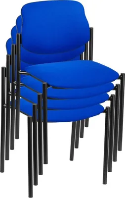 Produktbild von Nowy Styl 4 Besucherstühle blau