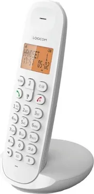 Image de Téléphone Fixe Sans Fil LOGICOM DECT ILOA 150 SOLO, Blanc, Sans Répondeur