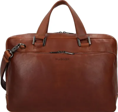 Produktbild von Plevier Vintage Bill Aktentasche Leder 40 cm Laptopfach