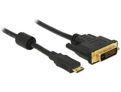 Image de HDMI mini > DVI (ST - ST) 1m DeLock