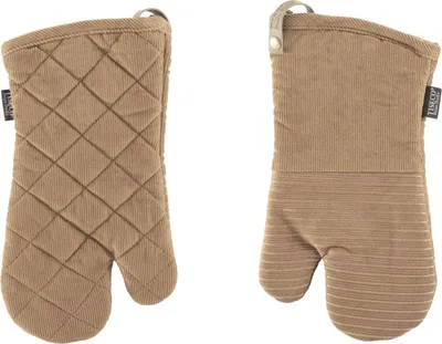 Produktbild von Tiseco Ofenhandschuh Set - Velmar 2er Pack - 17 x 33 cm - Hitzebeständig und Ergonomisch
