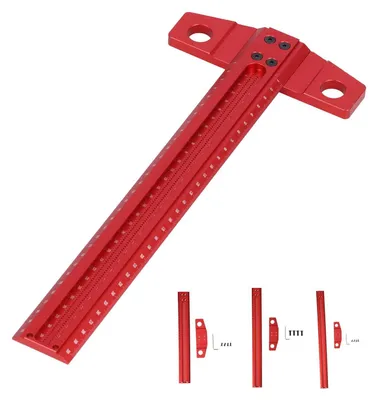 Image de Règle en aluminium de forme en T, idéale pour les travaux de précision