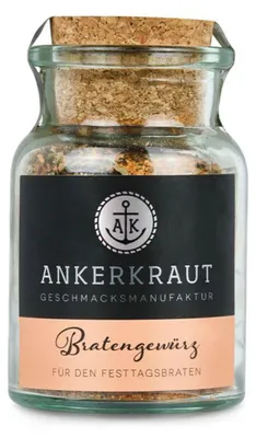 Obrázek produktu pro Ankerkraut 4260347893383, Sladká paprika, Bazalka, Bobkový list, Paprika, Černý pepř, Skořicová, Římský kmín,..., 253 kcal, 1066 kJ, 3 g, 8,5 g, 31 g