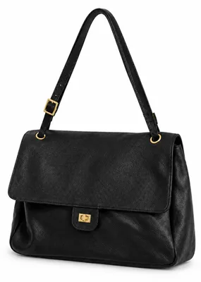 Produktbild von Giuliano Ledertasche – Damen – Schwarz, KI-generiertes Bild