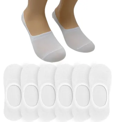 Immagine prodotto di Calzini in cotone invisibili con tallone in silicone