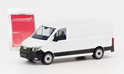 Image de Herpa 013857 MiniKit MAN TGE toit plat blanc Échelle 1:87