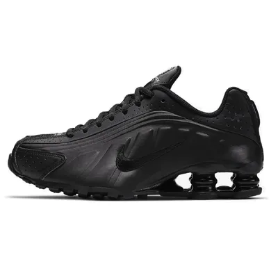 Produktbild von Nike Shox R4 All Black Sneaker Laufschuhe schwarz BQ4000-001, Schuhgröße:38.5 EU