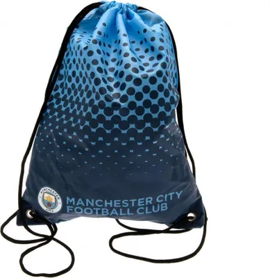 Obrázek produktu pro Sportovní taška Manchester City FC Fade Design TA3777 (44 x 33 cm) (modrá/černá)