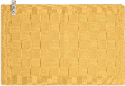 Produktbild von Knit Factory Tischset Uni Gold - Gold - 50x30 cm