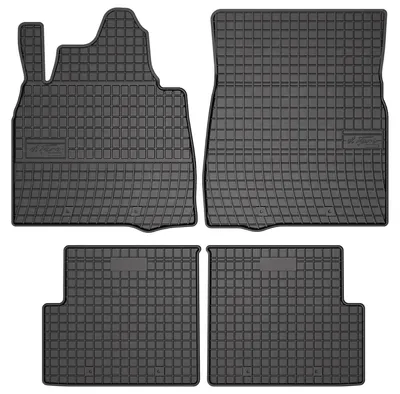 Image de Tapis de sol en caoutchouc pour Mercedes G W463 1990-2018 – 4 pièces, noirs, sur mesure