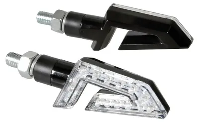 Immagine prodotto di Lampa Kap moto indicatore LED 12V omologato vetro bianco luce arancione