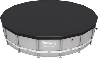 Produktbild von Bestway® Flowclear 58249 – Poolabdeckung rund 16ft Stahlrahmenpool 488 cm