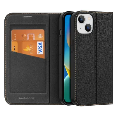 Produktbild von Dux Ducis Skin X2 Hülle für iPhone 14 Hülle mit Magnetklappe schwarz