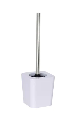 Produktbild von WENKO WC Garnitur Klo Toiletten Bürsten Halter CANDY Bad Accessoires Gäste weiß