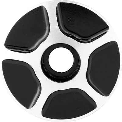 Produktbild von Aluminiumfäden ohne Straßenrad Fahrrad Bike Stamm Headset Top Cap Cover schwarz