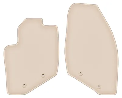 Productafbeelding van Velours voormatten voor Volvo S60 I 2000-2009 (liftback) – 2-delig, beige, op maat – Wielganizator FORTUNA