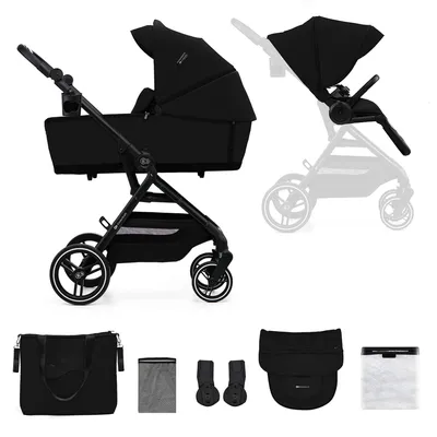 Immagine prodotto di Kinderkraft YOXI Trio passeggino 3-in-1 con Travel System e MINK PRO Nero