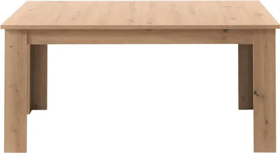 Produktbild von Homestyle4u Esstisch 120-160x80 cm ausziehbar Eiche Esszimmertisch Holztisch