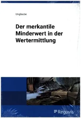 Obrázek produktu pro Der merkantile Minderwert in der Wertermittlung